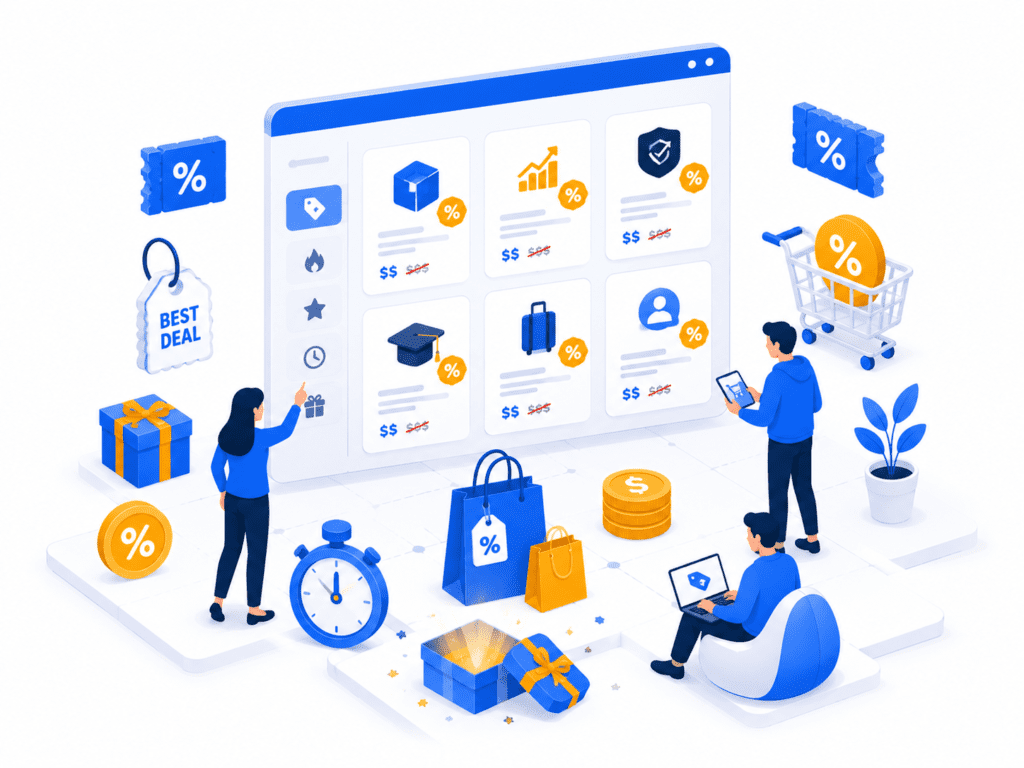 Deals page